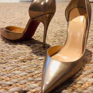 Christian Louboutin Silver Heels